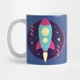 Carton Spaceship Mug